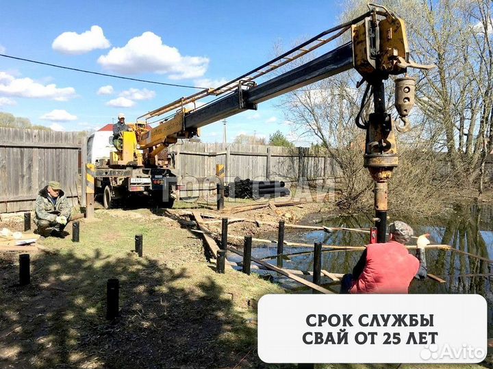 Сваи винтовые для фундамента. Монтаж 1-2 дня