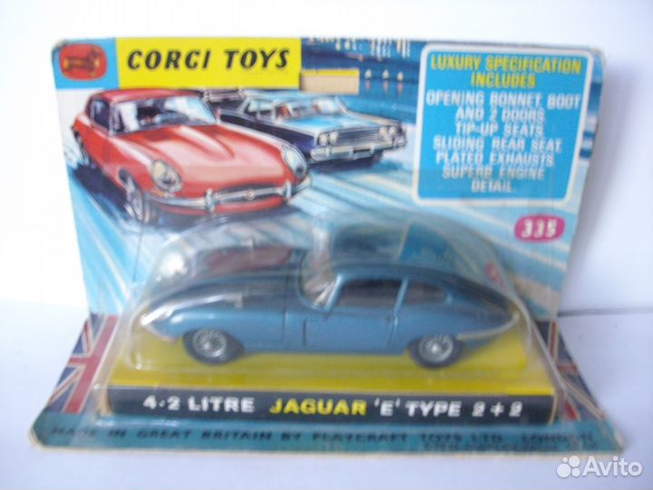 Corgi Toys 335 Jaguar 1968 год