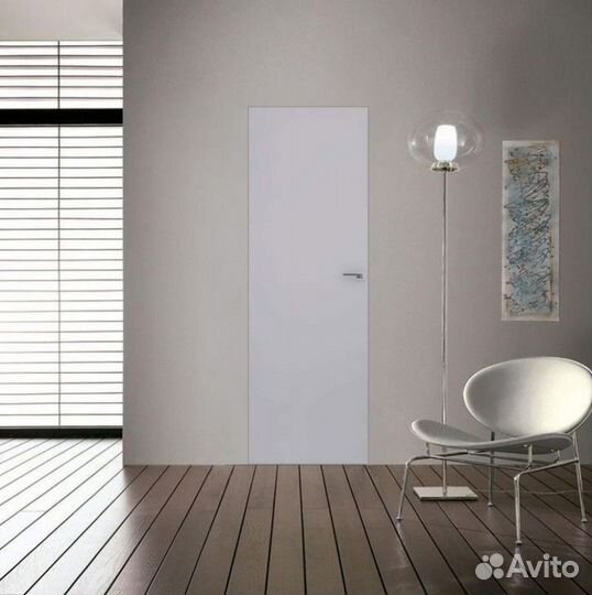 Скрытая дверь под покраску