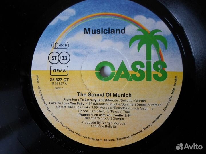 Musicland - The Sound Of Munich (G. Moroder)