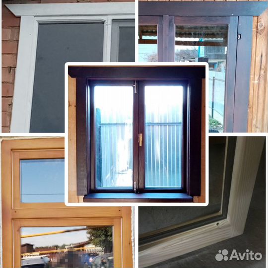 Деревянные окна для Дачи, Бани и Сауны