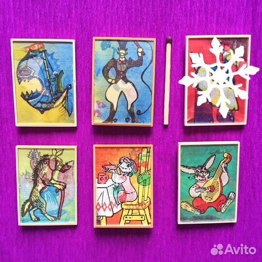 Значки детские Русские сказки, 4 шт