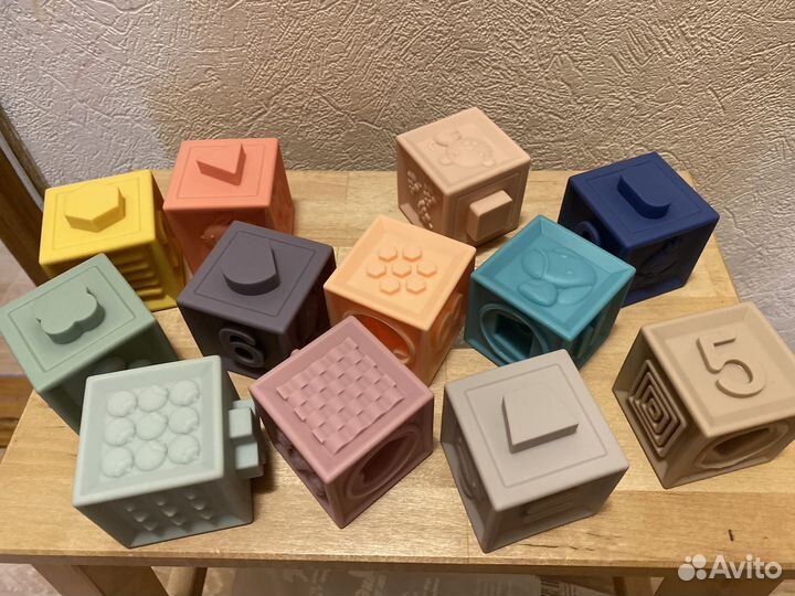 Развивающие кубики мягкие