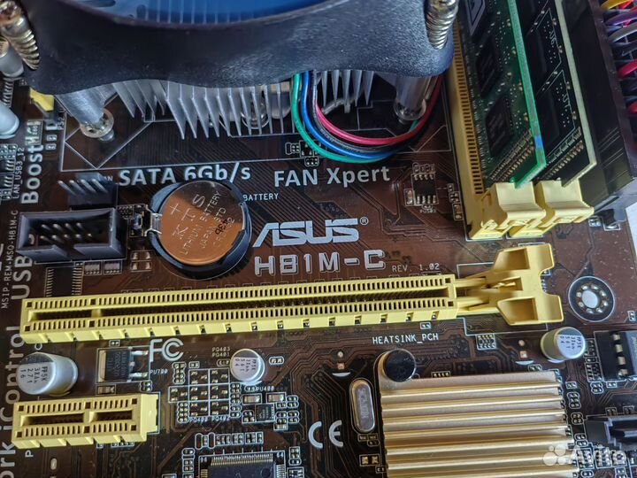 Материнская плата сокет 1150 с i3-4130