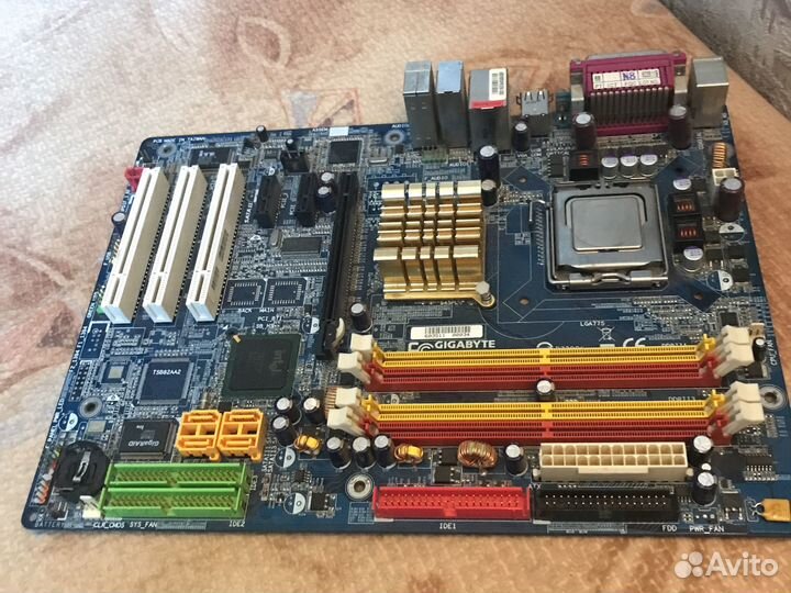 Материнская плата 775 с процессором