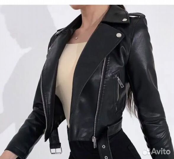 Куртка кожаная женская 42 размер
