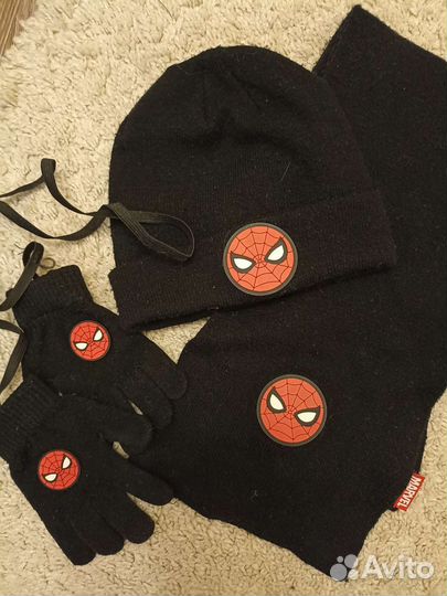 Шапка, шарф, перчатки