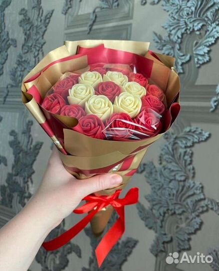 Подарок Букет из шоколадных цветов