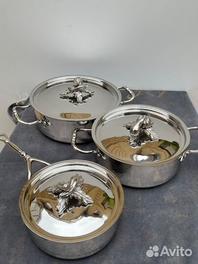 Набор кастрюль из нержавеющей стали