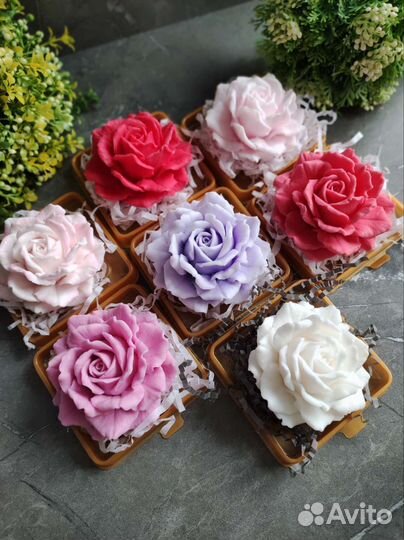 Цветы из мыла