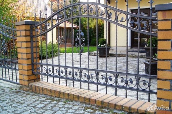 Кованный забор тпп KZ-8