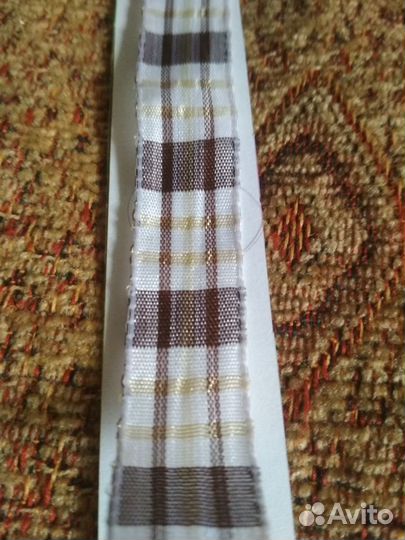 Лента шотландка 10 мм и 15 мм