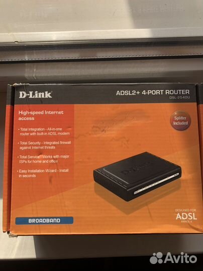 Роутер D-link Adsl2+4Port router