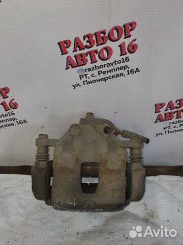 Передний левый суппорт Hyundai Solaris 2012