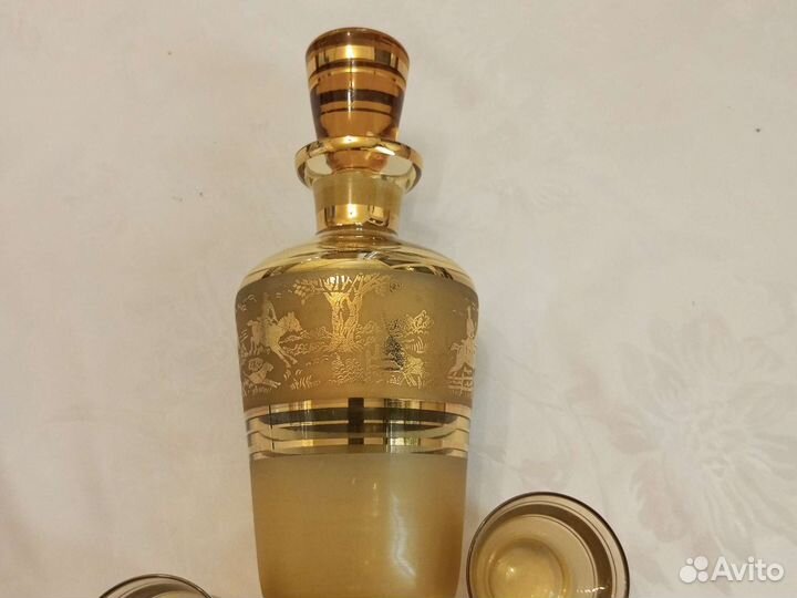 Графин цветное стекло чсср