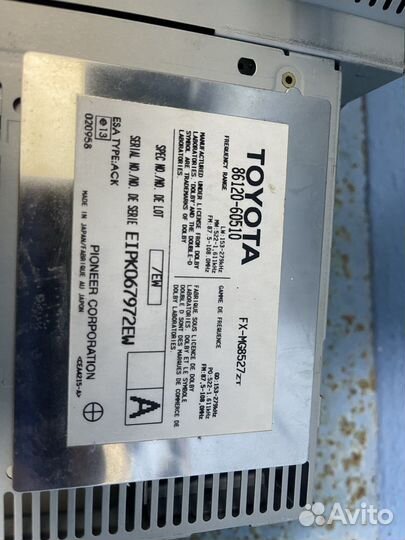 Штатная автомагнитола Прадо 120