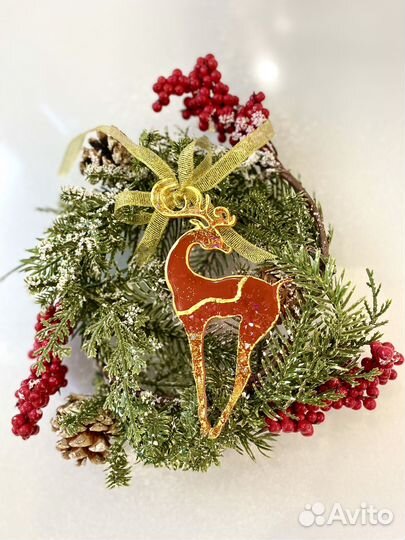 Ёлочные игрушки ручной работы