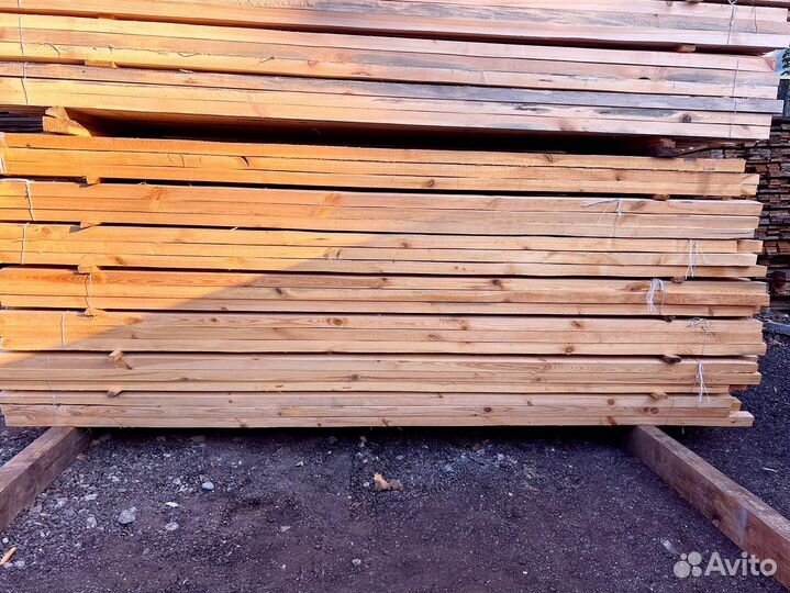 Доска обрезная 25х100х6000мм от производителя