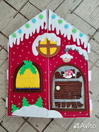 Игрушка Домик из фетра