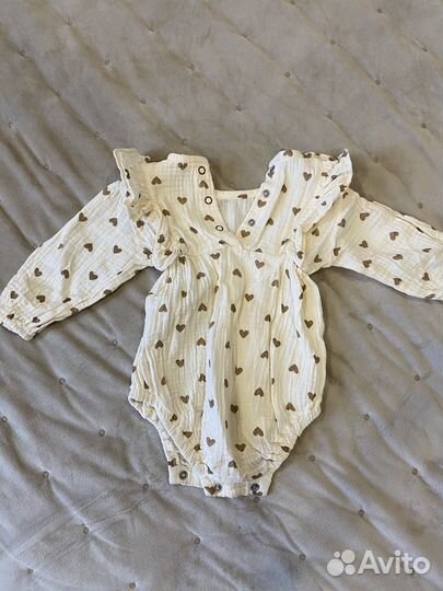 Боди из муслина 62-68