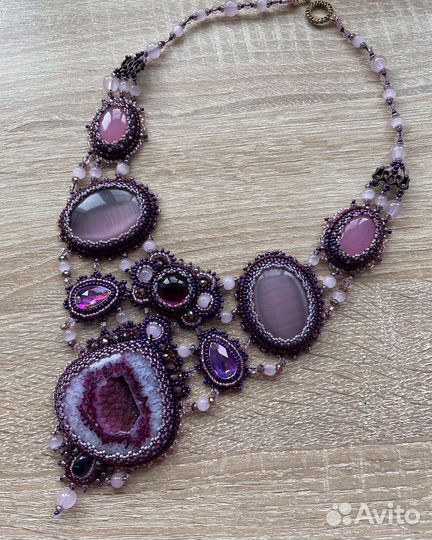 Комплект, ожерелье, браслет, серьги и кольцо