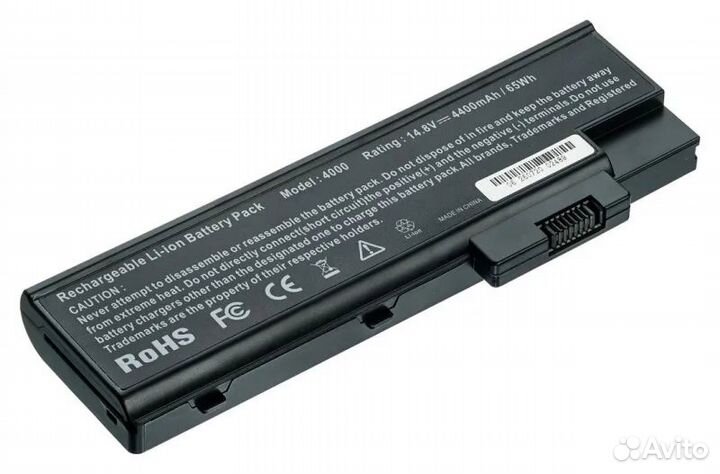 Аккумулятор для Acer 4UR18650F-2-QC140, CGR-B/423A