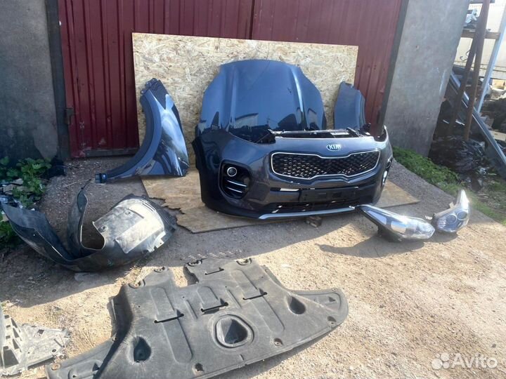 Ноускат Kia Sportage 4 перед часть в сборе