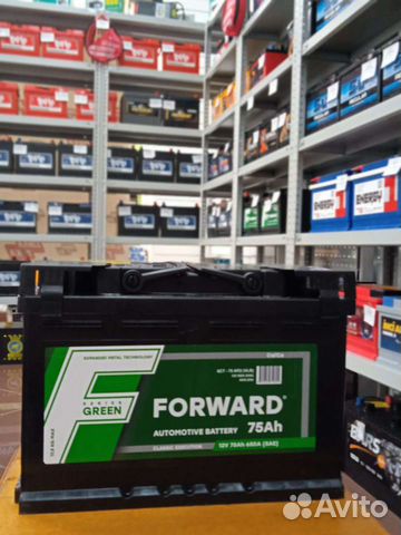 Акб авто Forward 75a/h новый с доставкой