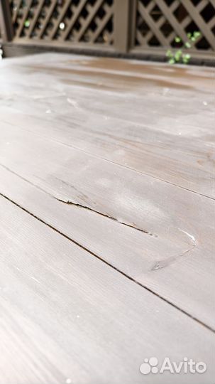 Стол из массива дерева бу