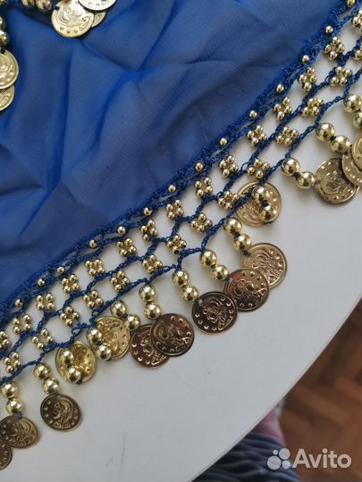 Пояс с монетами для восточных танцев