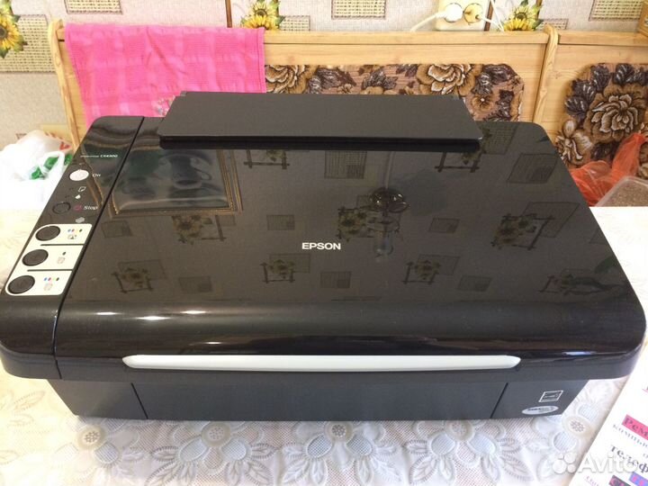 Epson CX4300 цветное мфу исправный заправленный