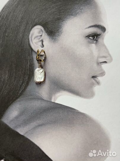 Серьги из барочного жемчуга