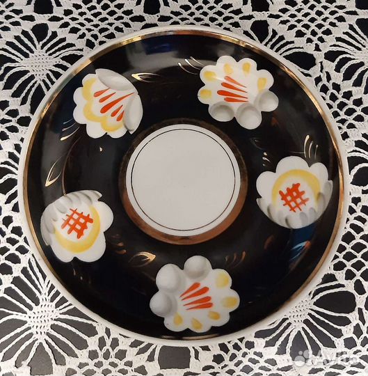 Блюдце от чайного сервиза Хлопок Вербилки