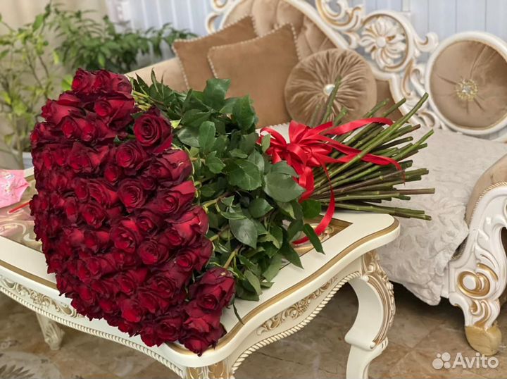 Красные розы гиганты