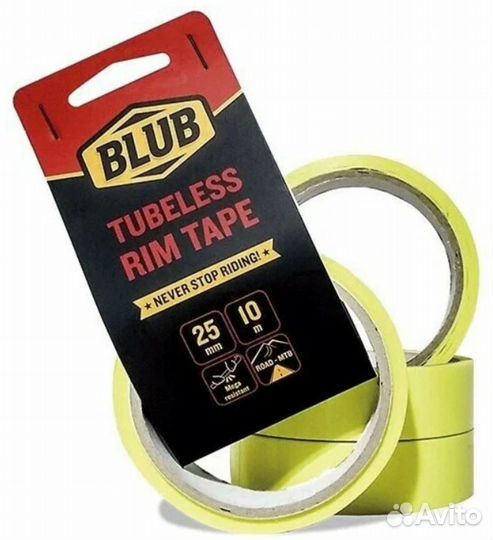 Лента ободная бескамерная Blub Tubeless Rim Tape, 31 мм., 9,14 м