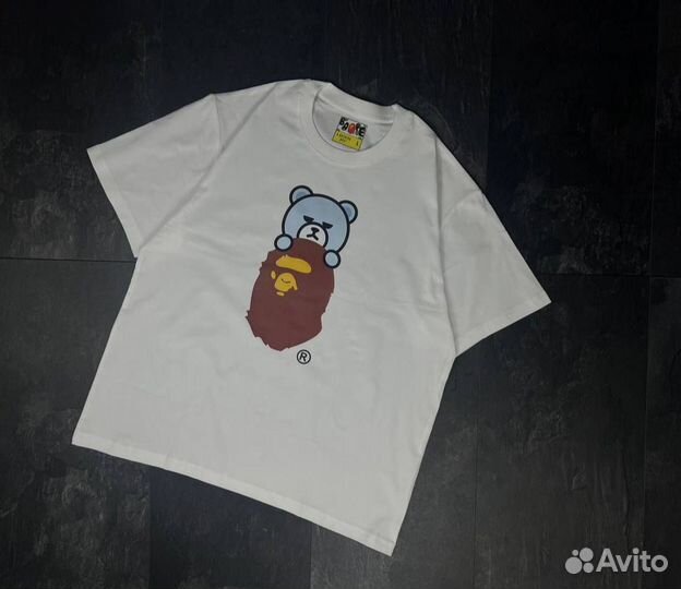 Футболка Baju Bape Krunk X Bathing Ape Bape lux