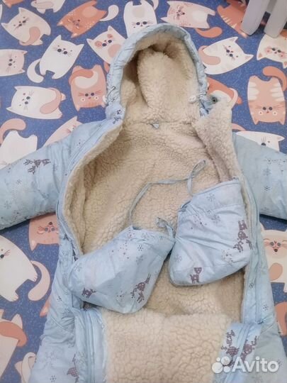 Зимний комбинезон конверт