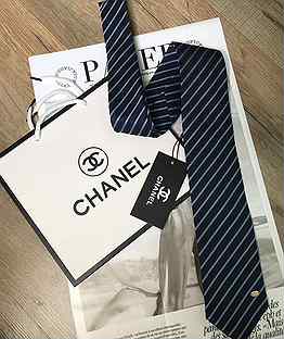 Галстук мужской Chanel шелковый Новый(арт.377)