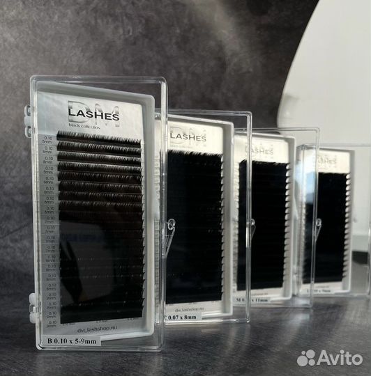 Ресницы для наращивания любой изгиб длина толщина