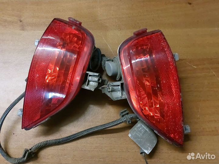 Nissan terrano d10- туманки заднего бампера