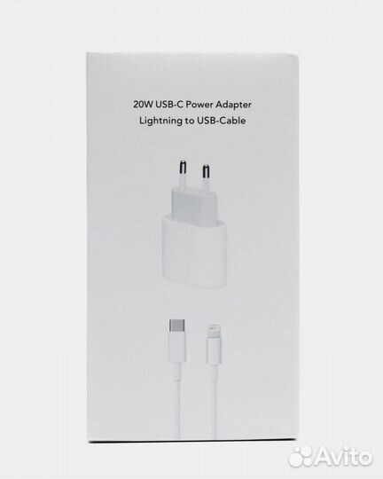 Зарядка на iPhone 20w Блок и провод lighting