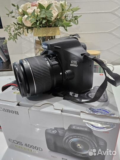 Зеркальный фотоаппарат canon eos 4000d