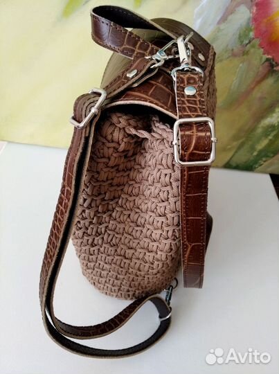 Рюкзак женский с полиэфирного шнура