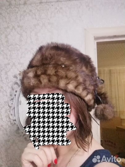Шапка норковая женская