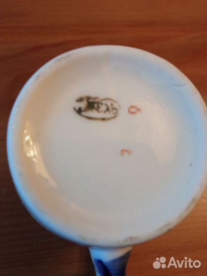 Чайник заварочный СССР Гжель