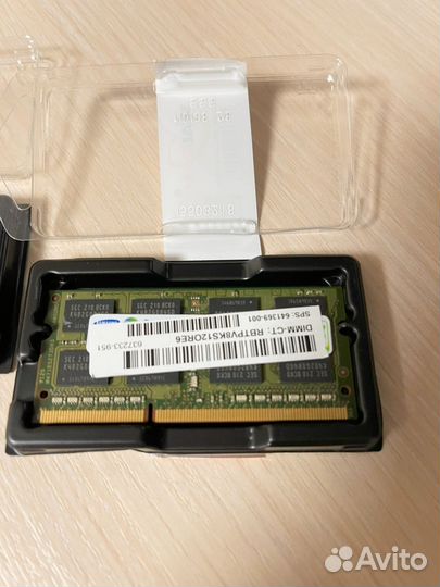 Оперативная память ddr3 8 gb sodimm Samsung