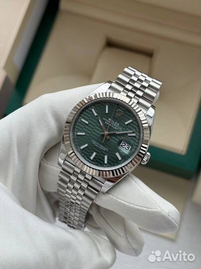 Rolex Datejust 41mm Mint Green Motif