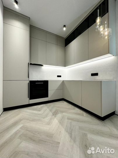 Замена кухонных фасадов, столешниц