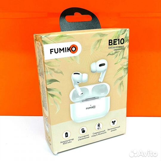 Беспроводные наушники TWS Fumiko BE10 белые