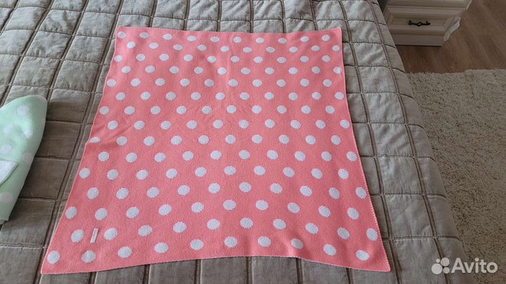 Одеяло покрывало шерстяное 80 на 90 см